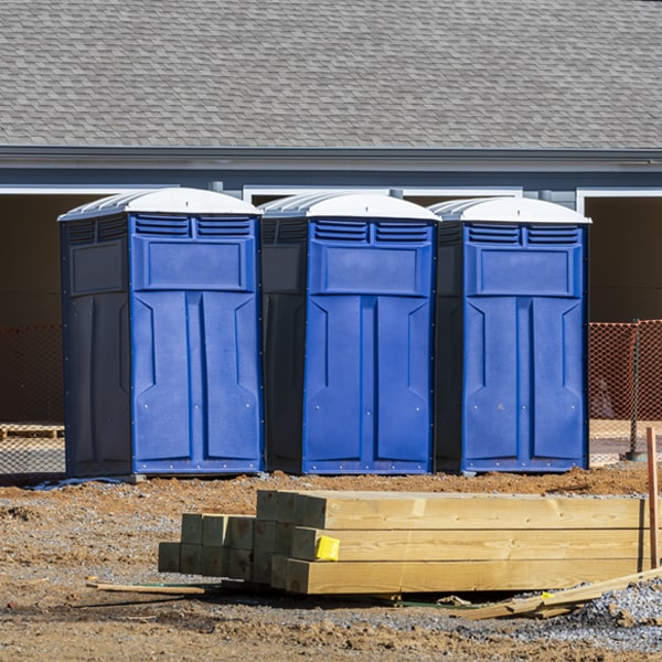 do you offer hand sanitizer dispensers inside the portable restrooms in Brighton